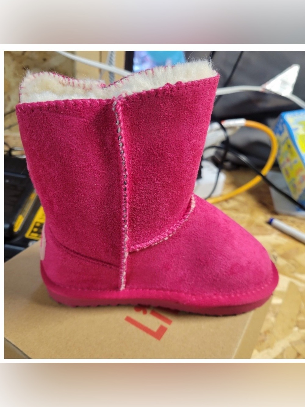 LIVBOOTS Toddler Faux Suede Boots  NIB!!!  Size Medium 8-10